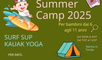 Summer Camp 2025 presso Camping Nurapolis, località Is Arenas, Narbolia (Oristano)